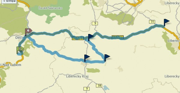 Chrastava route