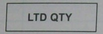 LTD QTY