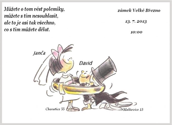 Svatebn oznmen